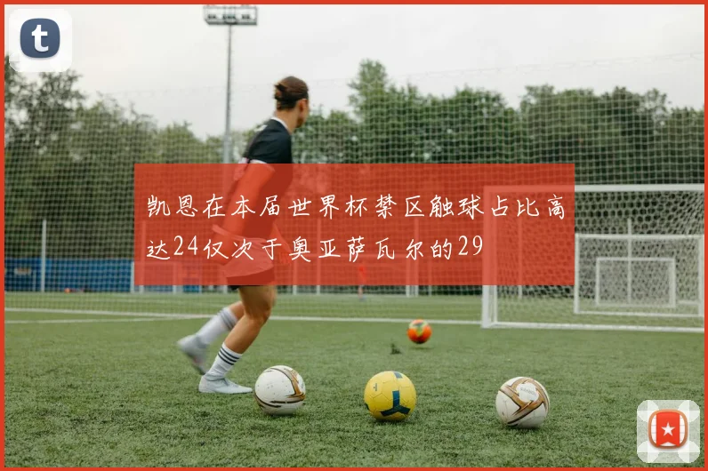 凯恩在本届世界杯禁区触球占比高达24仅次于奥亚萨瓦尔的29