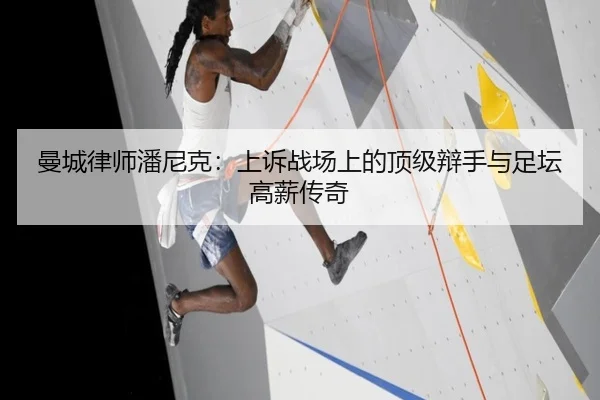 曼城律师潘尼克:上诉战场上的顶级辩手与足坛高薪传奇